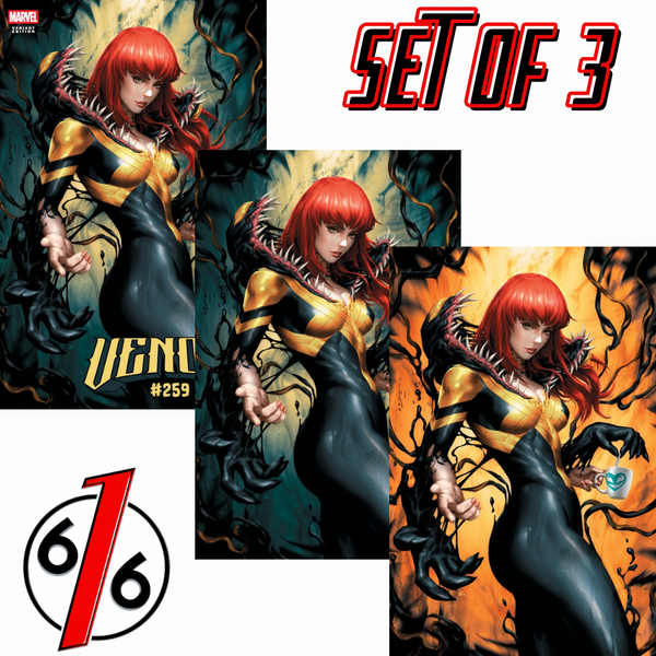 VENOM #259 KENDRICK KUNKKA LIM 616 COMICS Trade Dress & Virgin Variant ABC Set LTD 1000