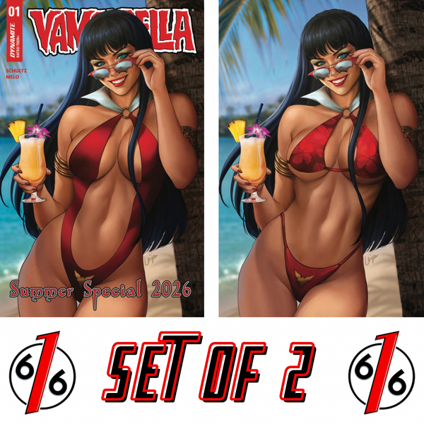 VAMPIRELLA SUMMER SPECIAL 2026 #1 ERIC WEIJIC CHEN 616 COMICS Trade Dress & Virgin Variant AB Set LTD 500
