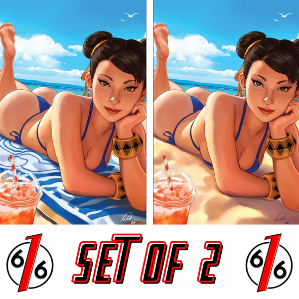 STREET FIGHTER SWIMSUIT SPECIAL 2026 #1 IVAN TALAVERA 616 COMICS Virgin Variant AB Set LTD 500