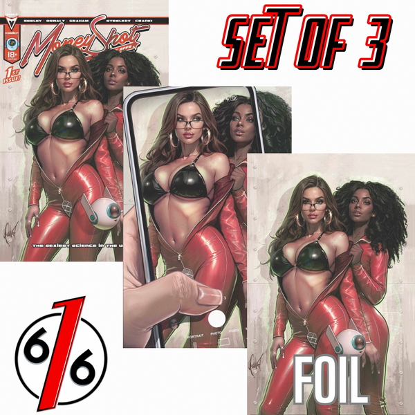 MONEY SHOT THE F*CKOFFS #1 CEDRIC POULAT 616 COMICS Variant ABC Set LTD 500