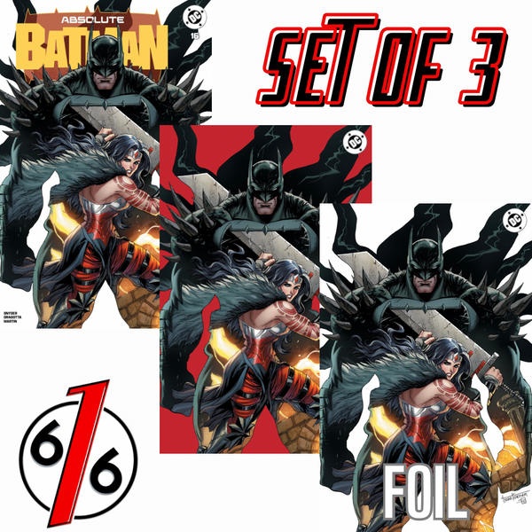 ABSOLUTE BATMAN #16 TYLER KIRKHAM 616 COMICS Variant ABC Set LTD 1000