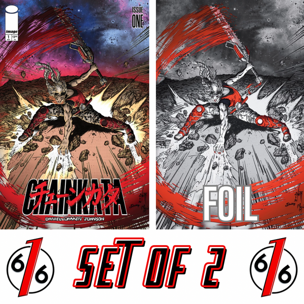 CHAINKATA #1 JORDAN NOIR 616 COMICS Trade Dress & FOIL Virgin Variant AB Set LTD 500
