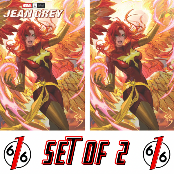 JEAN GREY #1 FAN YANG 616 COMICS Trade Dress & Virgin Variant AB Set LTD 1000