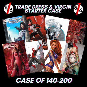 WHOLESALE STORE EXCLUSIVE STARTER SET: Mixed Case TRADE DRESS & VIRGIN / MINIMAL DRESS - 140-200 Comics