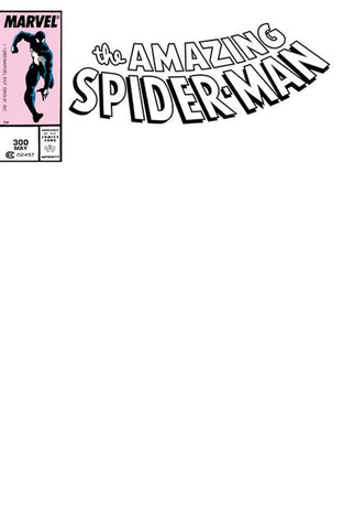 AMAZING SPIDER-MAN #300 FACSIMILE EDITION Exclusive Blank Sketch Variant