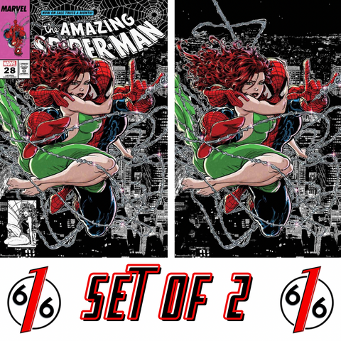 AMAZING SPIDER-MAN #28 KAARE ANDREWS Trade Dress & Virgin Variant Set