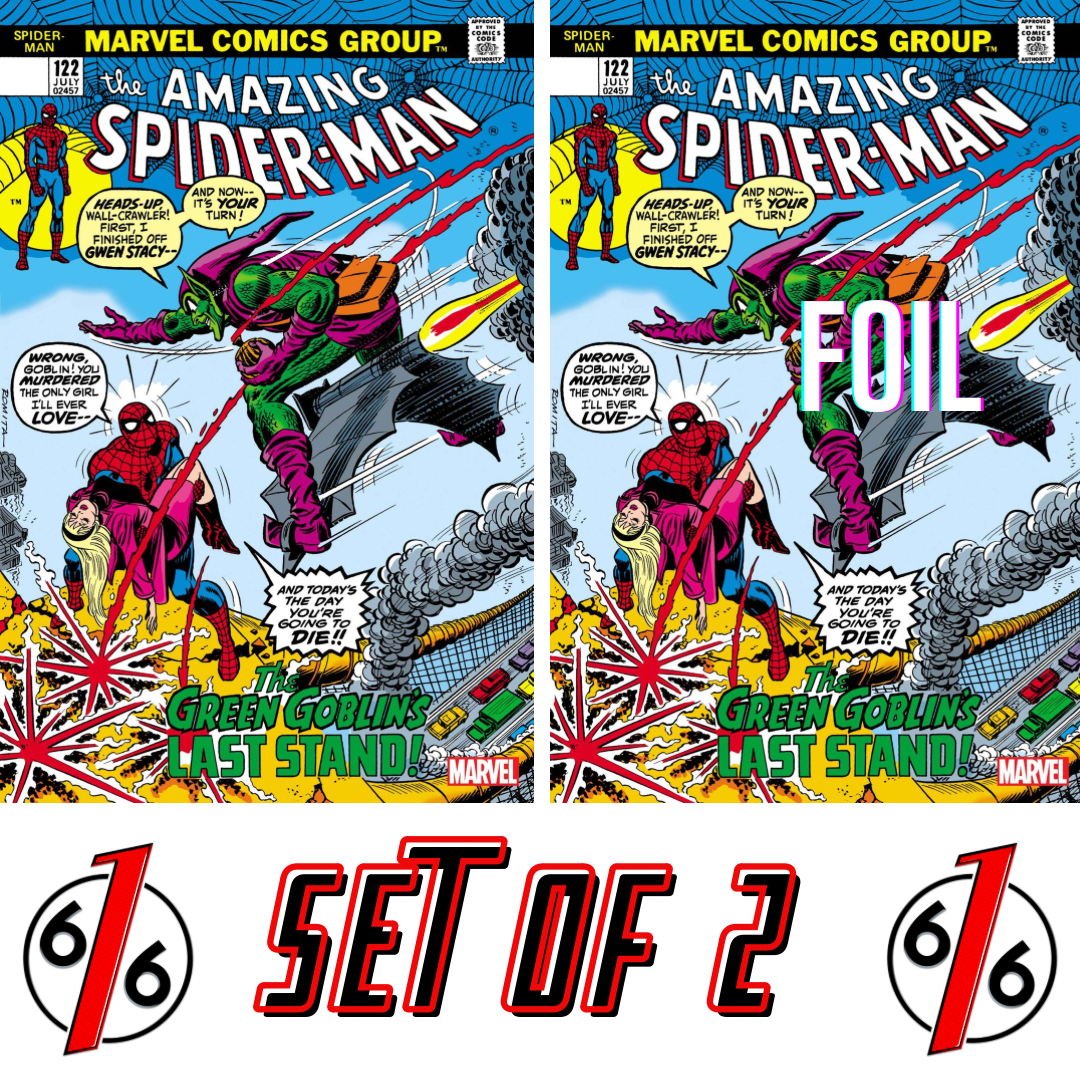 AMAZING SPIDER-MAN #122 FACSIMILE EDITION SET With Exclusive FOIL Variant