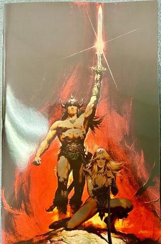 CONAN THE BARBARIAN #1 FOIL Movie Novel Replica Cover I Variant