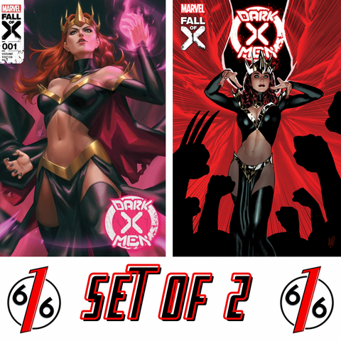 DARK X-MEN #1 EJIKURE & ADAM HUGHES Variant Set GOBLIN QUEEN