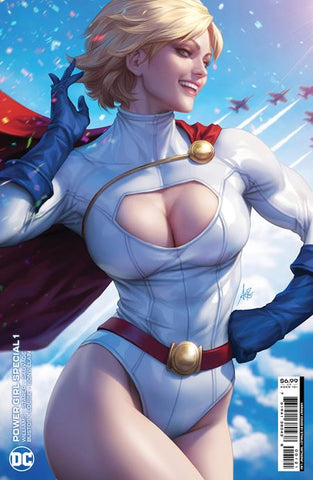 POWER GIRL SPECIAL #1 STANLEY ARTGERM LAU Card Stock Variant