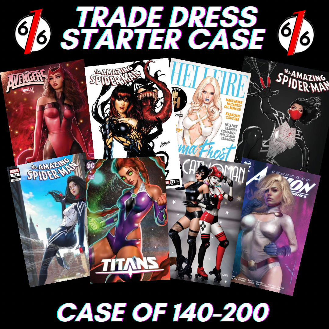 WHOLESALE STORE EXCLUSIVE STARTER SET: Mixed Case TRADE DRESS - 140-200 Comics