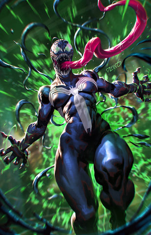 DEATH OF VENOMVERSE #2 DERRICK CHEW 1:100 SHE-VENOM Virgin Ratio Variant