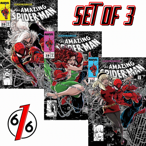 AMAZING SPIDER-MAN #26 & 28 & 30 KAARE ANDREWS Variant Set Of 3