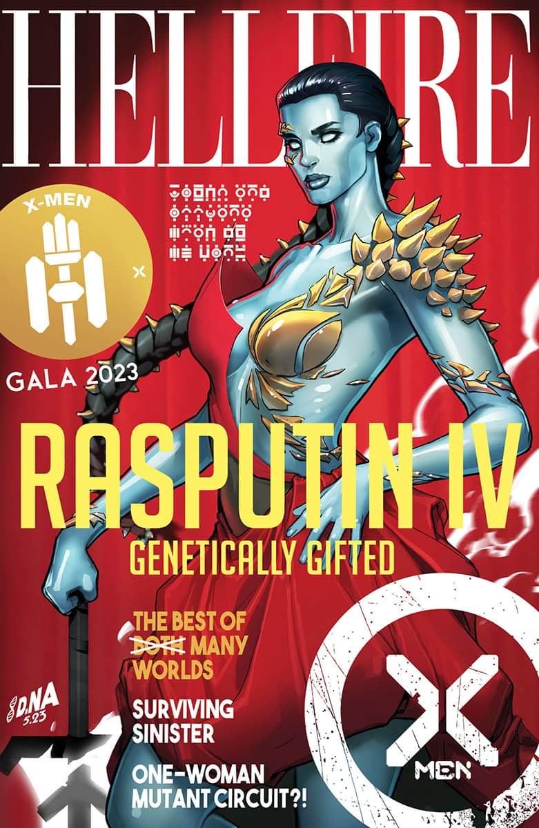 人気のファッションブランド！ HELLFIRE RASPUTIN NAKAYAMA #25 X-MEN GALA Dress Trade 2023 アート写真