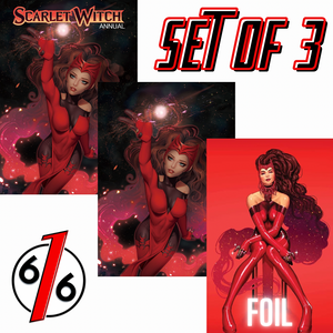 SCARLET WITCH ANNUAL #1 Set R1C0 Variants & NAKAYAMA Virgin FOIL