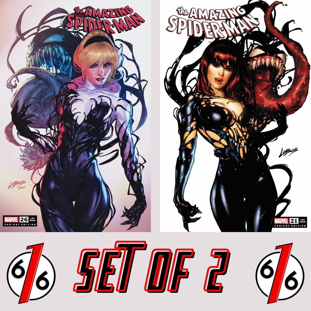 AMAZING SPIDER-MAN 21 & 26 LOBOS MARY JANE & SPIDER-GWEN Variant AMAZING SPIDER-MAN 21 & 26 LOBOS MARY JANE & SPIDER-GWEN Variant