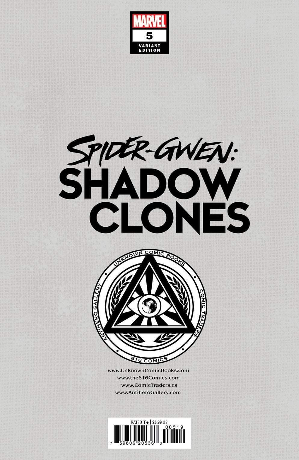 SPIDER-GWEN SHADOW CLONES #5 KAEL NGU Trade Dress Variant – The