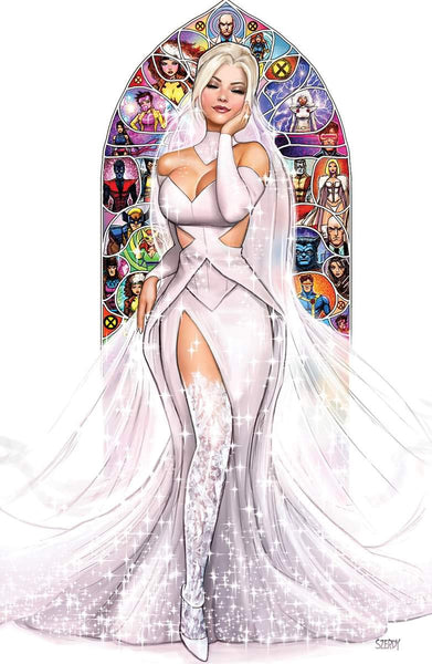 INVINCIBLE IRON MAN #10 SZERDY EMMA FROST Wedding Trade Dress & Virgin Variant
