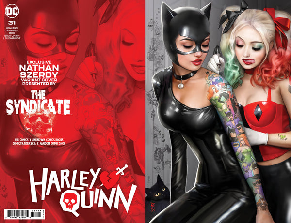 HARLEY QUINN #31 SZERDY Trade Dress & Virgin Tattoo & FOIL Variant ABCD Set Of 4