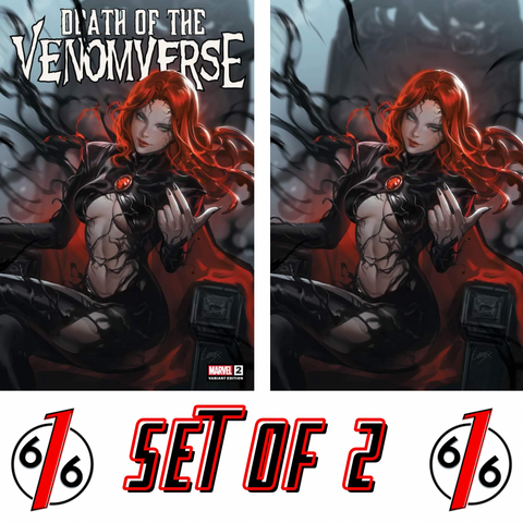 DEATH OF VENOMVERSE #2 LEIRIX LI Trade Dress & Virgin Variant GOBLIN QUEEN