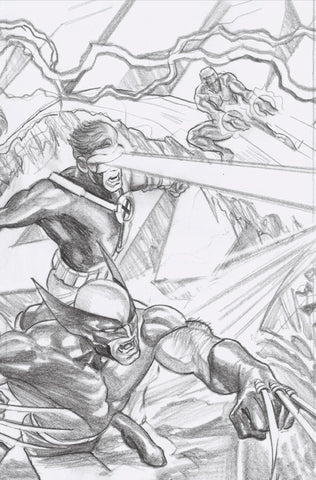 UNCANNY AVENGERS #1 ALEX ROSS 1:100 Connecting X-Men Virgin Sketch Ratio Variant Part A