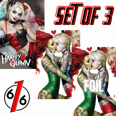 HARLEY QUINN #31 SZERDY Trade Dress & Virgin Tattoo & FOIL Variant ABC Set Of 3