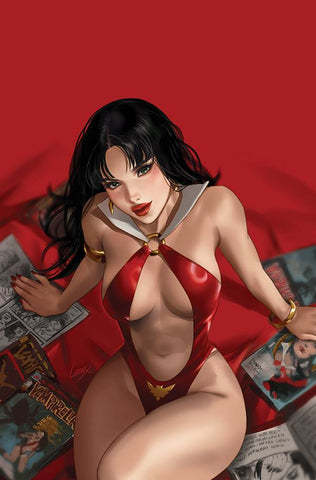 VAMPIRELLA VS SUPERPOWERS #2 LESLEY LEIRIX LI 1:25 Virgin Ratio Variant