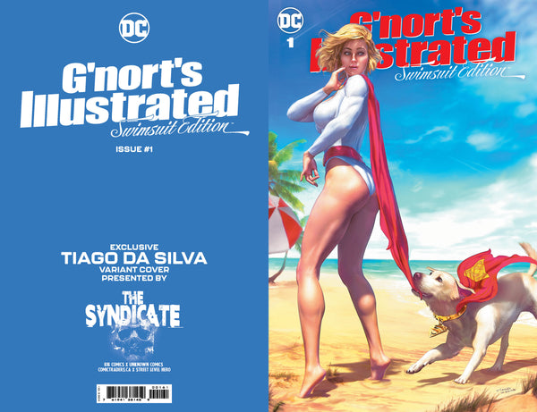 POWER GIRL TIAGO DA SILVA 616 Variant Set Swimsuit Coppertone Homage & JSA #2