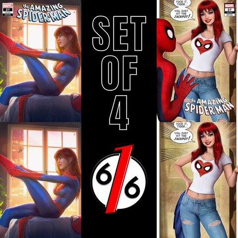 AMAZING SPIDER-MAN #27 SZERDY & TIAGO DA SILVA 616 Variant Set Of 4