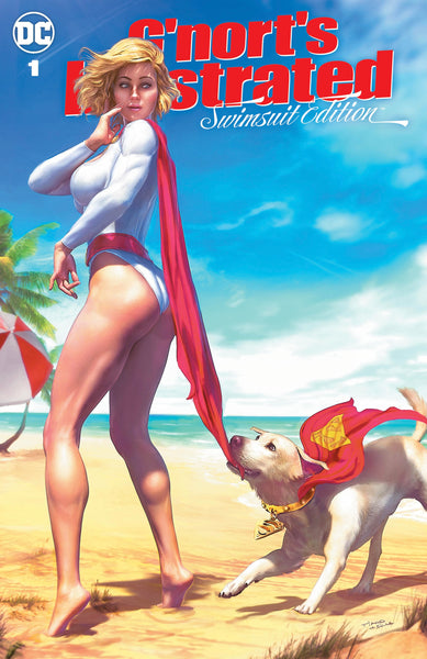 POWER GIRL TIAGO DA SILVA 616 Variant Set Swimsuit Coppertone Homage & JSA #2