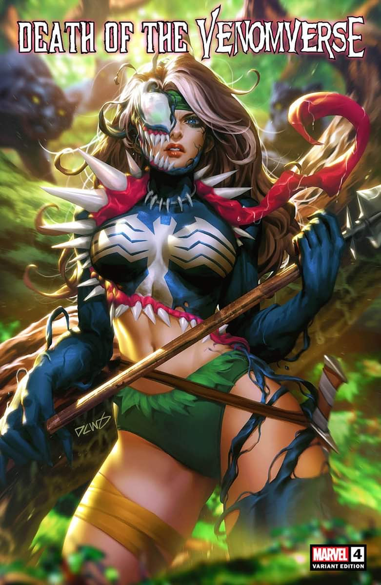 Crow MARVELLegend デアデビルブラックヴェノム Spider-man / Deadpool #21 - Venomized Villains Variant Cover