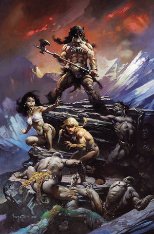 FIRE & ICE #1 FRANK FRAZETTA Movie Poster Art 1:50 Ratio Variant