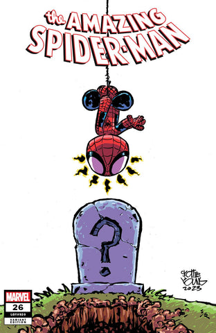 AMAZING SPIDER-MAN #26 SKOTTIE YOUNG SIGNED Variant With COA