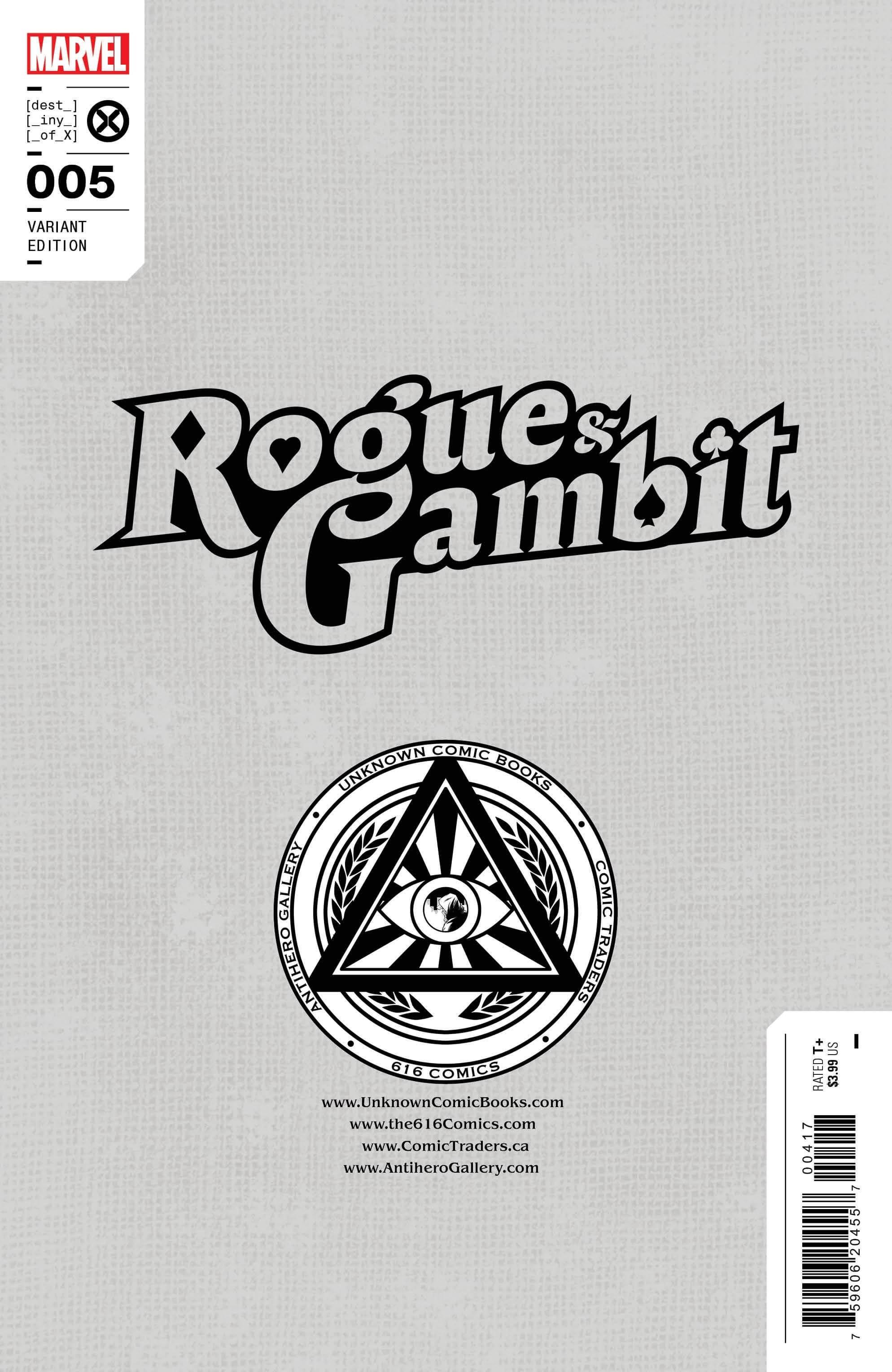 ROGUE & GAMBIT #5 R1C0 Savage Land Virgin Variant – The 616 Comics