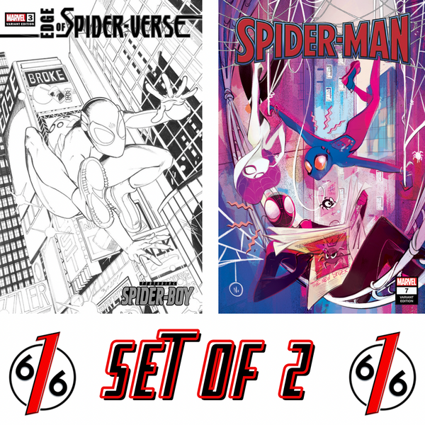 SPIDER-BOY VARIANT SET Edge Of Spider-Verse 3 & Spider-Man 7 2ND PTG