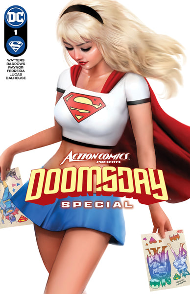 SUPERGIRL & POWER GIRL SZERDY Variant Set Action Comics Doomsday 1 & JSA 1