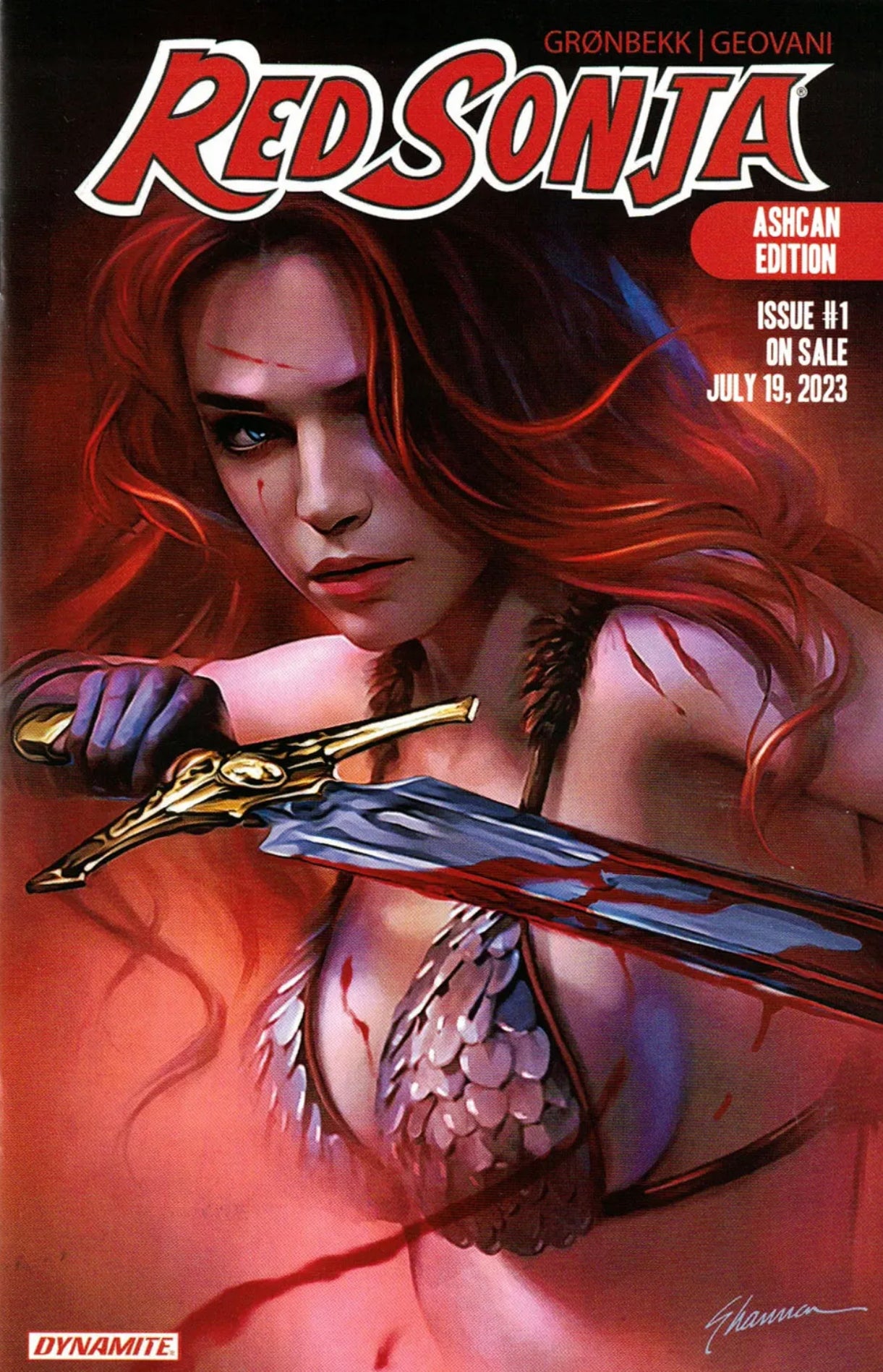 RED SONJA #1 2023 SHANNON MAER Ashcan Edition