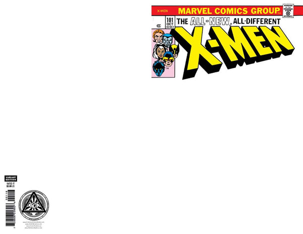 X-MEN #101 FACSIMILE EDITION Exclusive Blank Sketch Variant