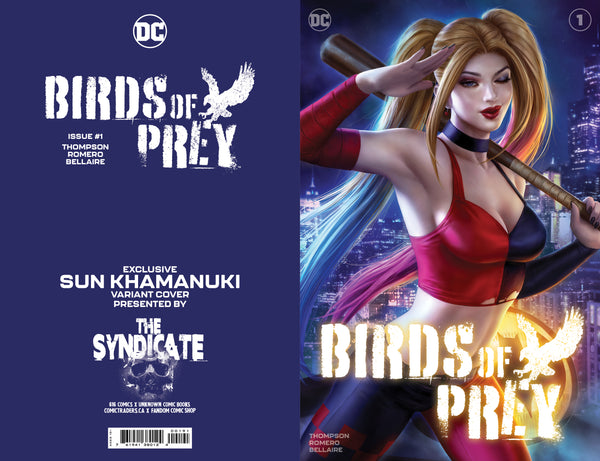 BIRDS OF PREY #1 & HARLEY QUINN #12 SUN KHAMUNAKI Variant Set