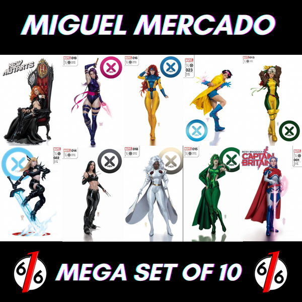 WOMEN OF THE X-MEN MIGUEL MERCADO Trade Dress Variant Set Of 10