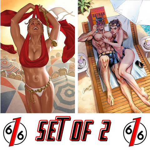 GNORTS ILLUSTRATED SWIMSUIT EDITION #1 ADAM HUGHES & CAMPBELL Variant Set