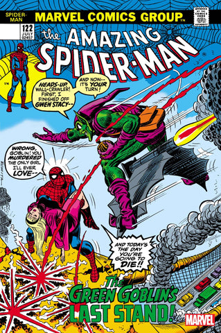 AMAZING SPIDER-MAN #122 FACSIMILE EDITION Exclusive FOIL Variant