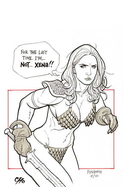 INVINCIBLE RED SONJA #5 FRANK CHO Cover D & 1:21 Virgin Ratio Variant