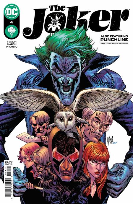 JOKER #4 Set Of 2 Main Cover A March & Cover B Parrillo Variant