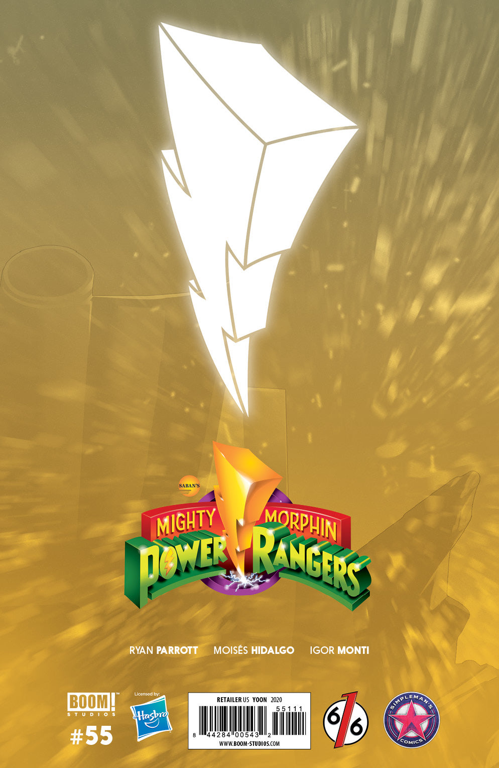MIGHTY MORPHIN POWER RANGERS #55 JUNGGEUN YOON Exclusive Trade