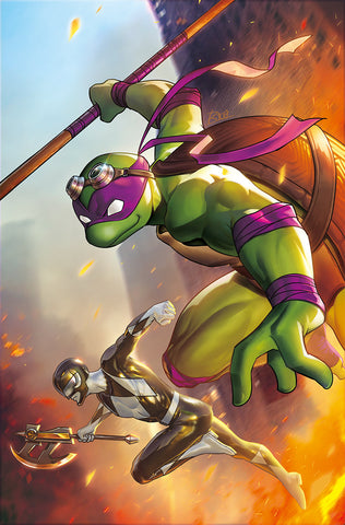 MMPR TMNT II #4 R1C0 Unknown 616 Virgin Connecting Variant DONATELLO