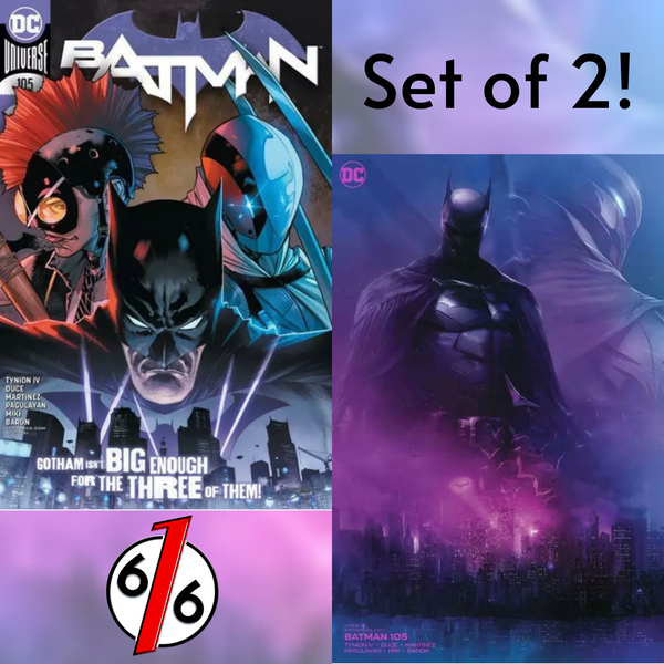 🚨🦇 BATMAN #105 SET OF 2 Cover A Jimenez + Cover B Mattina Ghost-Maker NM
