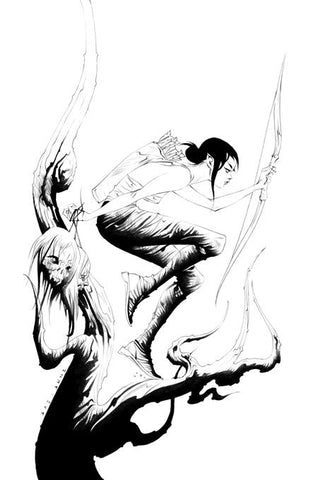 WHITE ASH SEASON 2 #1 JAE LEE 1:25 B&W Virgin Ratio Variant Scout Comics