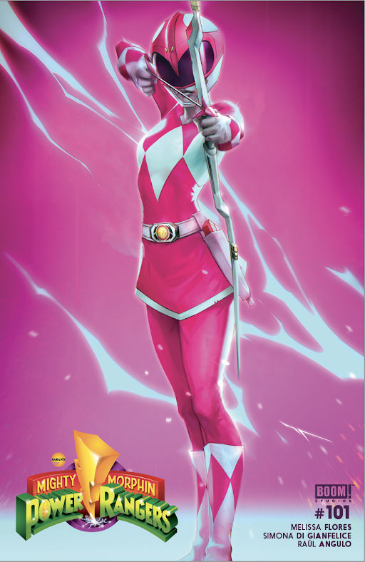 MIGHTY MORPHIN POWER RANGERS 101 IVAN TAO 616 Pink Ranger Trade Dress Variant