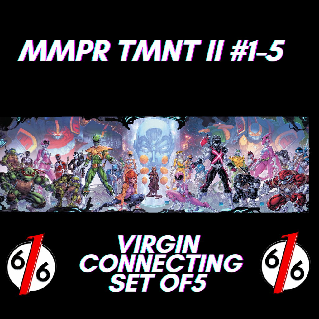 MMPR TMNT II #1-5 FREDDIE WILLIAMS II 616 Connecting Virgin MMPR TMNT II #1-5 FREDDIE WILLIAMS II 616 Connecting Virgin